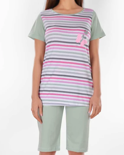 تیشرت و شلوار برمودا رقص پروانه زنانه