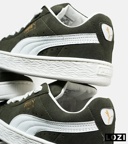 کفش کتانی ورزشی سبز مردانه و زنانه PUMA suede XL مدل 6933