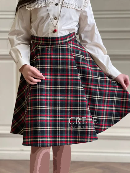 دامن کلوش کشمیر