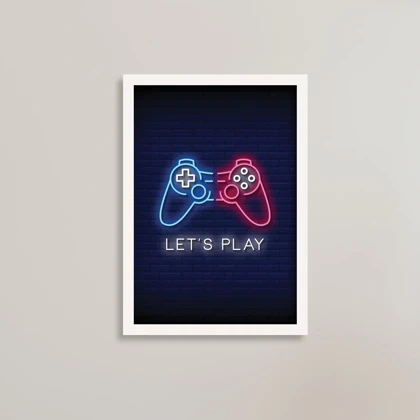 تابلو طرح گیمینگ (LET'S PLAY)