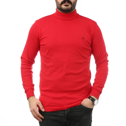 تیشرت یقه اسکی مردانه کاکتوس مدل 2705423