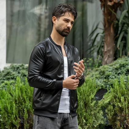 کاپشن چرم مردانه مدل Artim ویژه