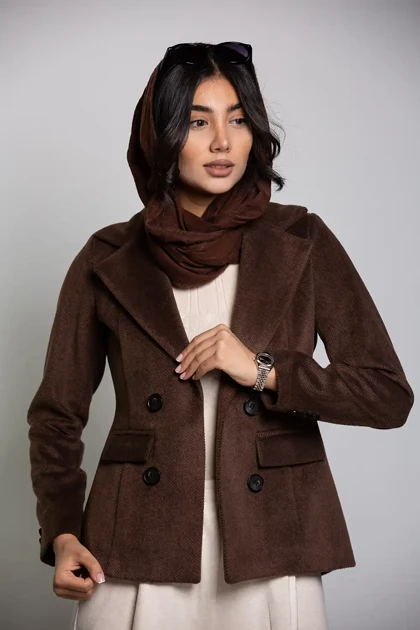 پالتو کت چهار دکمه جناقی