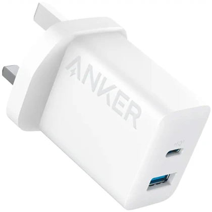 شارژر دیواری انکر Anker مدل A2348 توان 20 وات با کابل دوسر تایپ سی