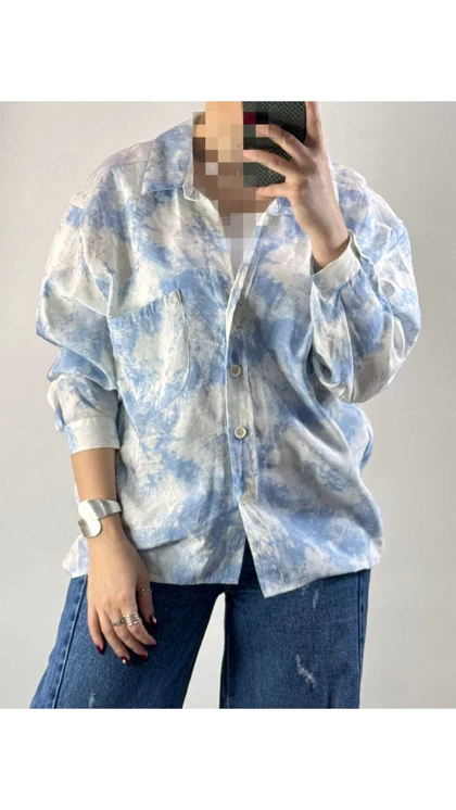 شومیز پری ابرنگی زنانه 17298