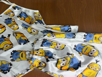 ست تاپ و شلوارک طرح مینیون 164