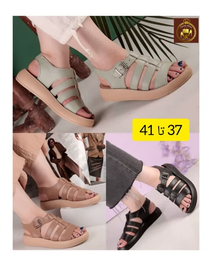 صندل طبی زنانه تابستانه سگک دار