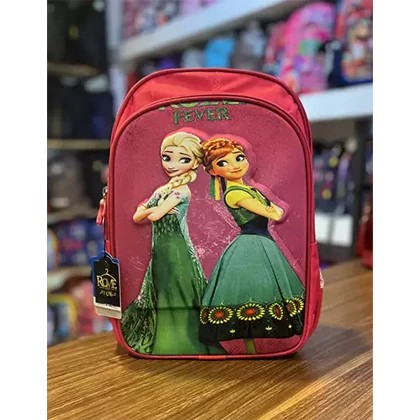کوله مدرسه طرح دار دو زیپ