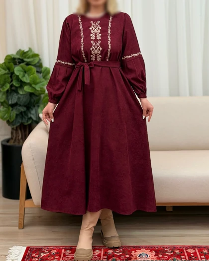 کفتان پاییزه کبریتی مدل گلبرگ