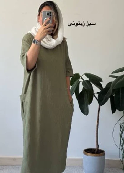 پیراهن مانتویی دلسا 11