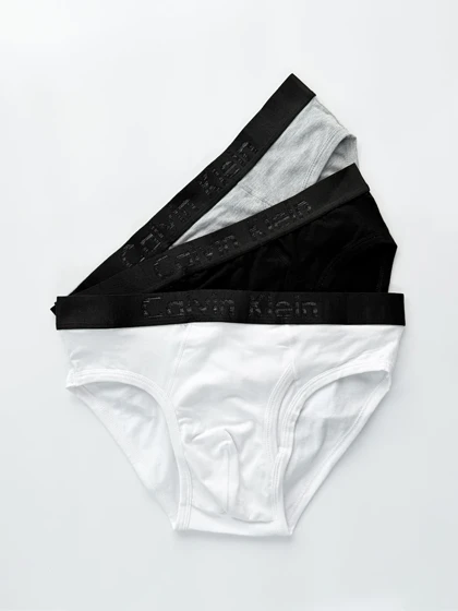 شورت اسلیپ مردانه نخ پنبه کلوین کلاین Calvin Klein بسته 3 عددی