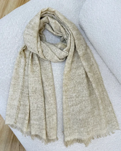 شال بافت پاییزه ساده