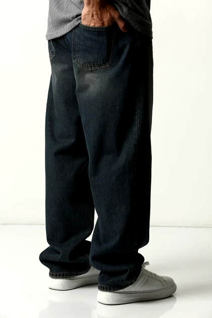 شلوارجین نیم بگ مردانه