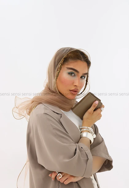 شال توری حریر کد1006189