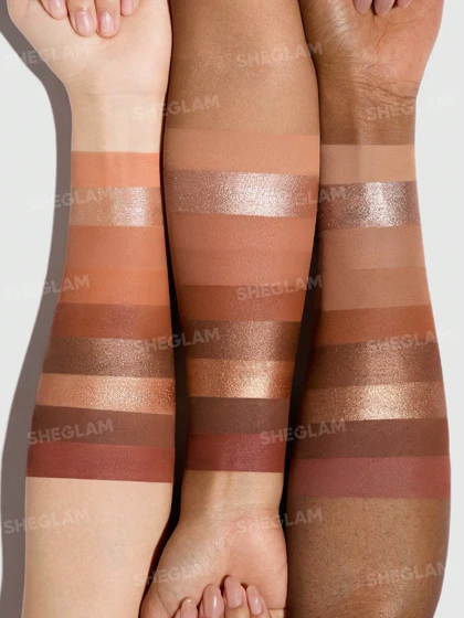پالت سایه چشم 9 رنگ شیگلم مدل Cinnamon Spice