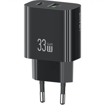 شارژر دیواری یوسامز USAMS مدل CC317 توان 33 وات دو پورت