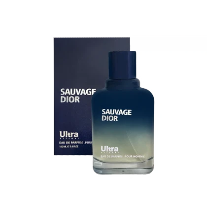 پرفیوم لوکس مردانه اولترا ویرچوآل مدل Sauvage Dior حجم 100 میلی لیتر