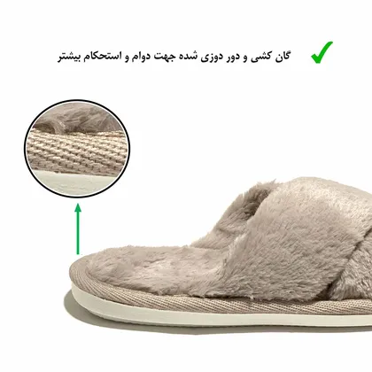 دمپایی حوله ای زنانه نیکتا مدل 550-1 کد RS-LGY-178