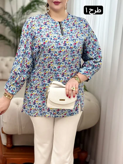 تونیک نخی جلو زیپ 3226