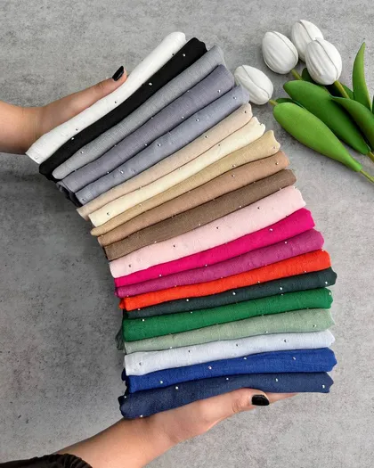مینی اسکارف اسلپ نگینی 3903