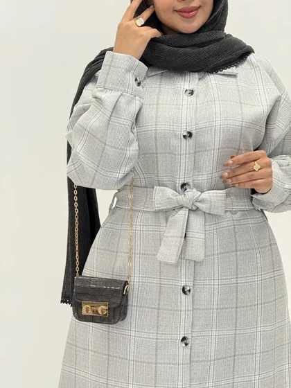 3564-مانتو پاییزه شایلین