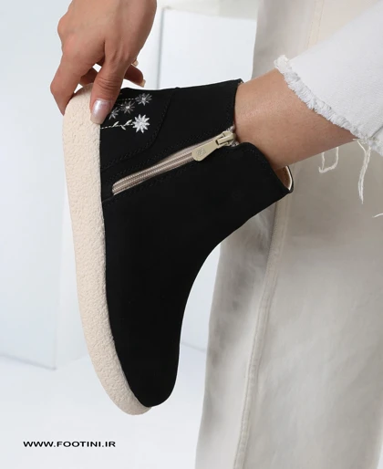 نیم بوت زنانه گلدوزی RZM