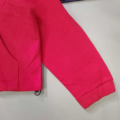 هودی قواره باکسی گرم بالا سرخابی از standard cloth کد 217