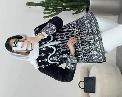 کت مزونی گل دوزی شده(61)کد3345