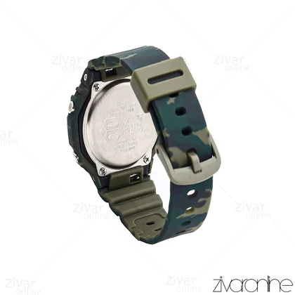 ساعت جی شاک GMA-S2100 زنانه سبز چریکی 106404