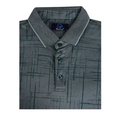 تیشرت یقه دار راه راه مردانه