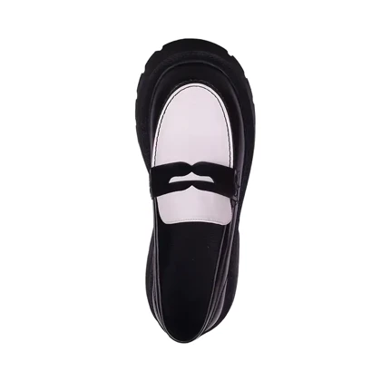 لوفر زنانه مدل نقابی_سفیدمشکی کد 5751