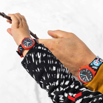 ست ساعت مچی مردانه و بچگانه سواچ SWATCH مدل SZS38