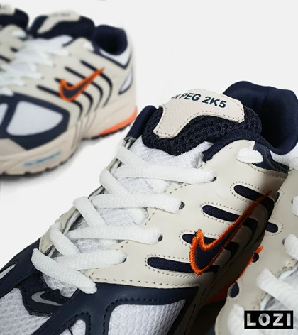 کفش کتانی مردانه و زنانه کرم سرمه ای NIKE Pegasus 2K5 مدل 6930