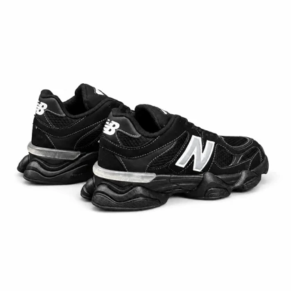 کفش کتانی مردانه مدل نیوبالانس 9060 مشکی دوخت سفید New Balance 9060