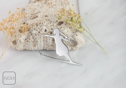 گردنبند استیل اسکی