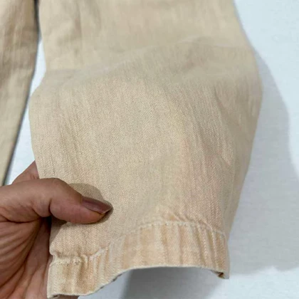 شلوار بچه گانه کتان طرح مام زاپ‌دار