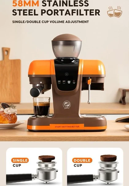 اسپرسوساز نیمه‌اتوماتیک آی‌کافیلاس مدل iCafilas ME2603 Semi-Automatic Espresso