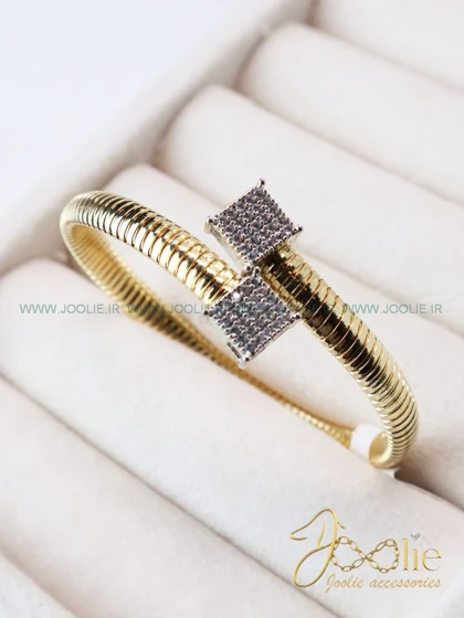 دستبند طرح طلا بولگاری مدل B2166