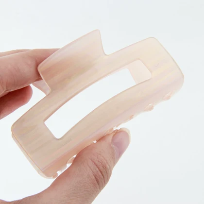 کلیپس زنانه مدل مستطیل شفاف