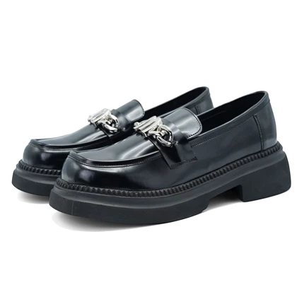 کفش کالج زنانه مدل Flat shoes - 0262_ Black