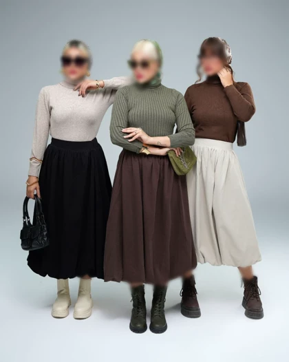 دامن مدل نجلا کد 50262