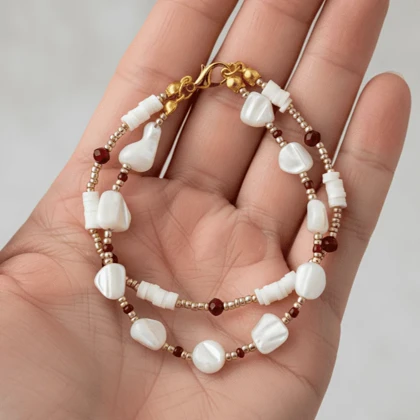 دستبند زنانه مدل دولاین