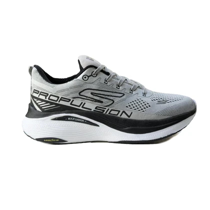 کتانی اسپرت ورزشی مردانه مدل اسکیچرز Skechers رنگ نقره‌ای کد 51456