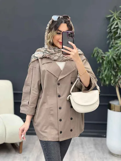مانتو لینن ده دکمه