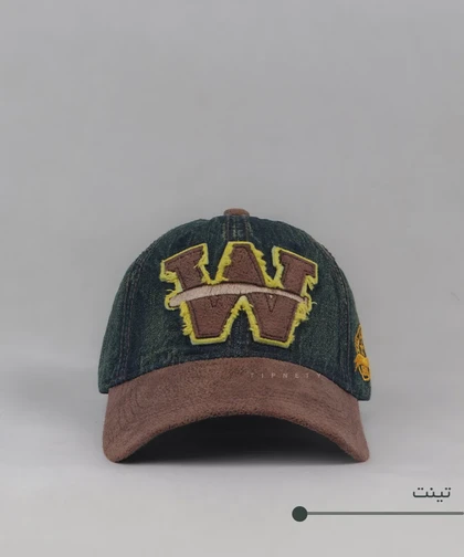 کلاه کپ جین مردانه طرح W کد 6254