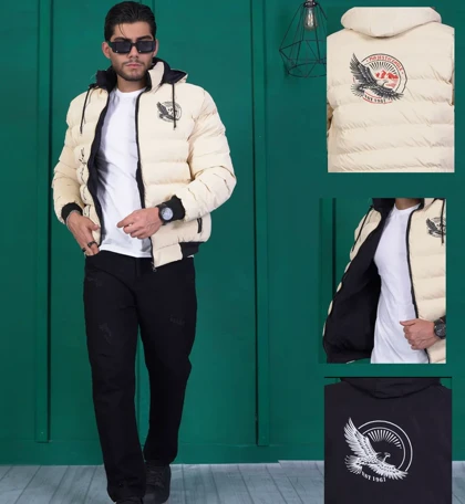 کاپشن برزنتی دو روضخیم و فوق‌العاده با کیفیت بالا Hermes