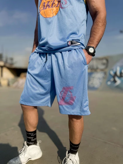 ست بسکتبالی لیکرز جردن (Lakers x Jordan) پارچه فلامنت و چاپ زول (چند رنگ)