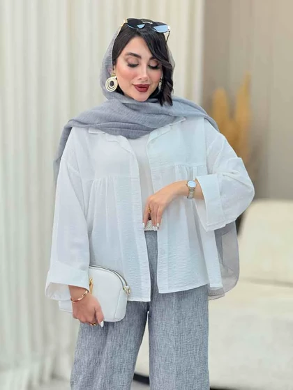 مانتو چین‌دار نیارا