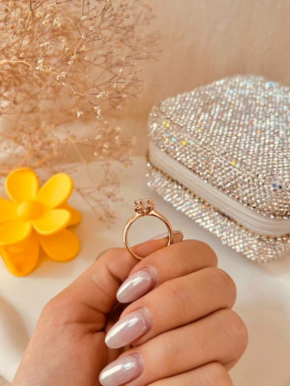 انگشتر تک نگین 2 ژوپینگ