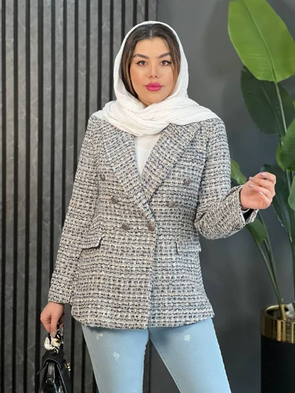 مانتو شنل آستردار کد 1610